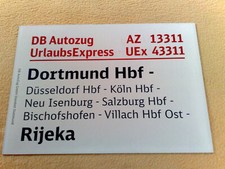 ZLS DB AZ 13311 UEx 43311 Dortmund Hbf - Köln Hbf - Villach Hbf Ost - Rijeka