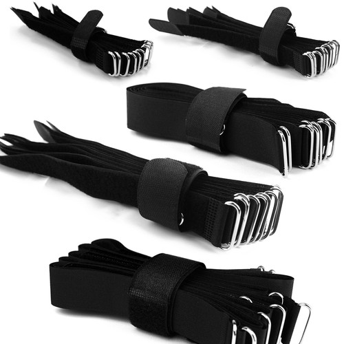 Klett kabelbinder schwarz - 10,