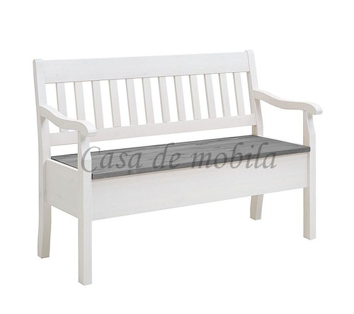 Massivholz sitzbank 131cm - massivholz,