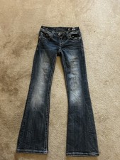 Miss Me Flared Jeans Damen Y2k