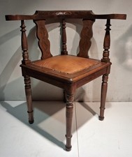 Jugendstil Schreibtischstuhl Eckstuhl Armlehnstuhl Stuhl ArtDeco Jugendstil Lede