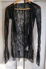 Kleid mit Spitze Schwarz Leg