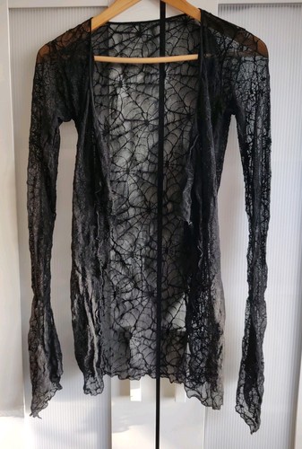 Kleid mit spitze - schwarz, leg