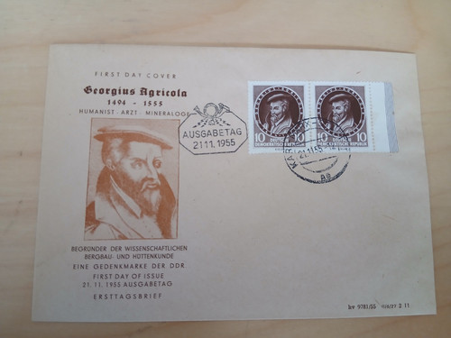 Selten ddr 1955 497 fdc - -,