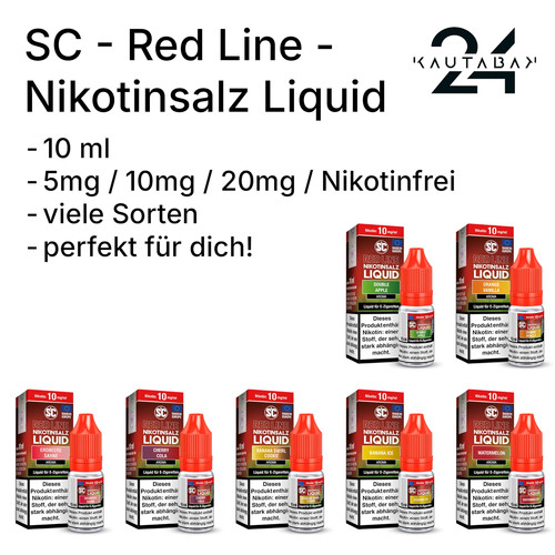 Red line liquid - e-liquid, 10ml