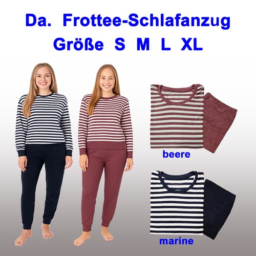 Frottee schlafanzug - frottee,
