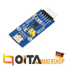 WaveShare CP2102 USB UART Board (Type C), USB To UART (TTL), USB-C Connector