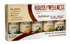 HoW Saunaaufguss Set 5 x 10 ml | Sauna Duftöl Aroma Konzentrat ätherische Öle