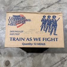 US Military MRE Case Sealed