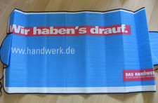 Frontscheibenabdeckung Auto Sonnenschutz/Frostschutz mit Werbung Handwerk