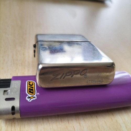 Zippo sterling silver plain - sterling,