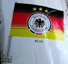 DFB Fahne Fußball OVP 45x30 cm Deutscher Fußball-Bund für Auto Fenster Logo Auto