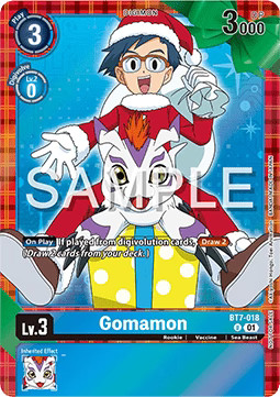 Digimon gomamon stp - (bt7-018),