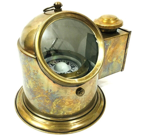 Vintage marine binnacle - binnacle, boot