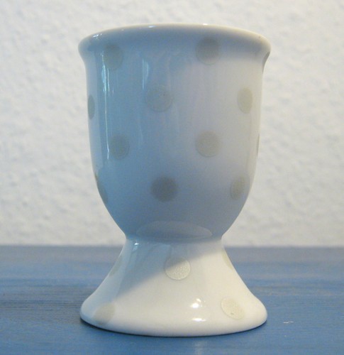 Eierbecher vintage punkte dots - eierbecher,