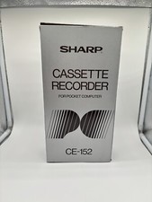 Sharp CE-152 Cassette Recorder Tape Recorder in OVP