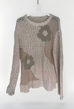 Handarbeit Boucle Strick Pulli Gr. 40 rose - sehr guter Zustand