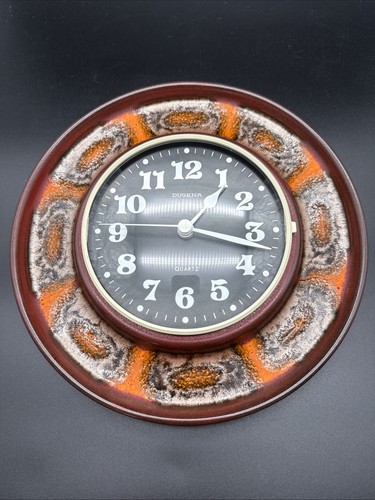 Dugena wanduhr keramik - wanduhr, 50er