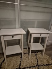 2x Ikea Hemnes Ablagetisch/ Nachttisch, weiß gebeizt, neuwertiger Zustand