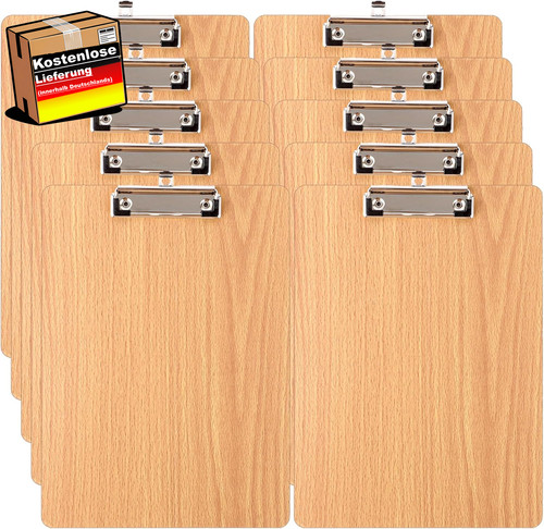 Stück klemmbrett holz - 10, a4
