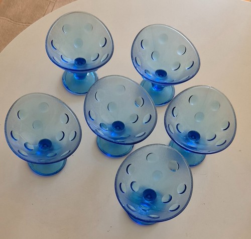 Blaue eisbecher oval - 6,