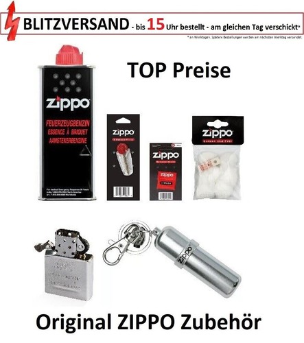 Zippo feuersteine benzin - -,