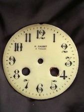 Altes Emaillezifferblatt Uhr