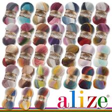 Alize 100 g Angora Gold Batik Farbverlaufswolle Polyacryl ergiebig 31 Farben