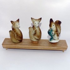 Rarität 50er Jahre Bar Set Korken Ausgießer im Ständer Original Erzgebirge (793)