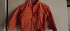 Jeansjacke,  Jacke ,  Bikerjacke  ,  Kinderjeansjacke , Esprit , orange  Gr. 104
