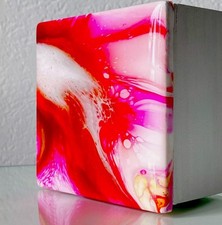 Acryl Pouring auf Keramik