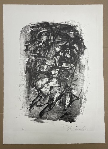 Emil schumacher lithographie - schumacher,