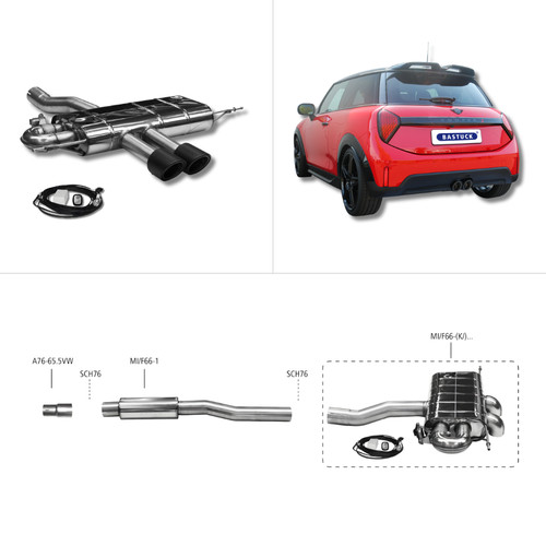 Bastuck komplettanlage mini - bastuck,