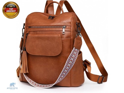 Leder rucksack damen klein 2 - damen,