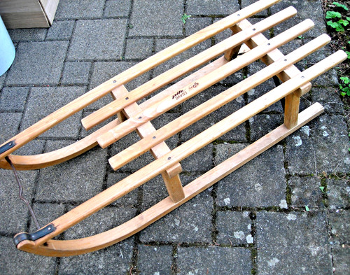 Pilz davos holzschlitten - "pilz,