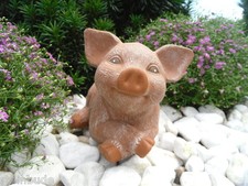 Steinfigur schwein ferkel - schwein,,
