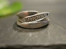 Top 925 Silber Ring Signiert JAa Markenschmuck Lovelinks Markasiten Matt 