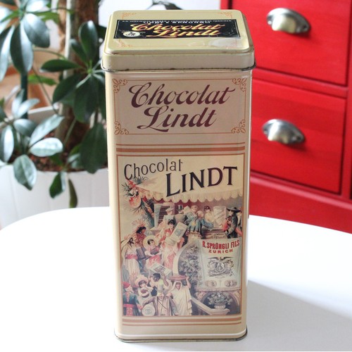 Lindt schokolade blechdose - schokolade,