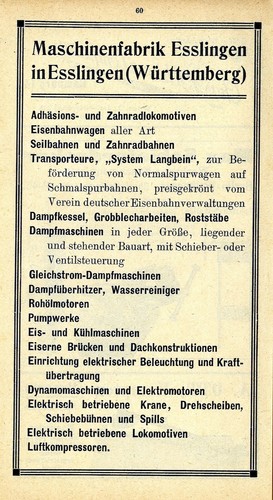 Maschinenfabrik esslingen - maschinenfabrik,