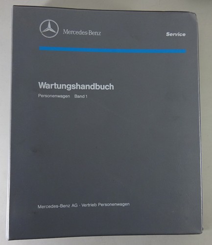 Wartungshandbuch mercedes benz - wartungshandbuch, mercedes-benz