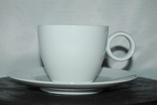 Kaffeetasse 2 tlg. mit runder Untertasse Vario Pure weiss weiß Thomas Porzellan