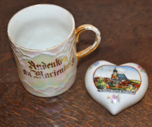 Andenken porzellan marienberg - andenken,