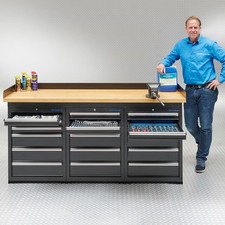 Werkbank PRO in Schwarz