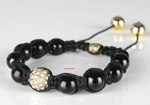 Shamballa armband hämatit - shamballa,