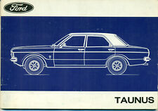 Ford Taunus 1,3 ,1,6, 2,0, 2,3 ltr. Betriebsanleitung Bedienungsanleitung  1972