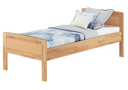 Einzelbett buche hohes - buche,