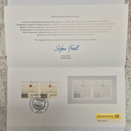 Deutsche post philatelie - deutsche,