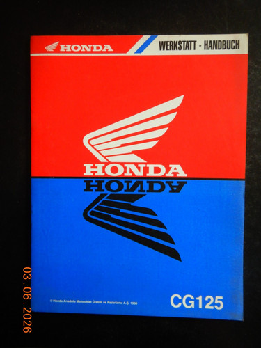 Werkstatthandbuch honda cg125 - werkstatthandbuch,