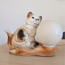 Vintage Katzen-Leuchte aus