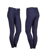 Winter Softshell Damen Reithose Harrys Horse Silikonvollbesatz blau NEU